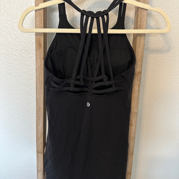 Lululemon High Neck Intricate Back Tank Top - Picture 2 of 2